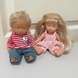 Corolla Boy and Girl  Vintage Doll Set